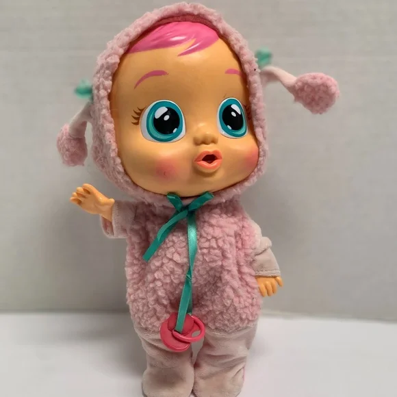 Cry Babies Toys Imc Toys Pink Poodle Doll Cry Babies Real